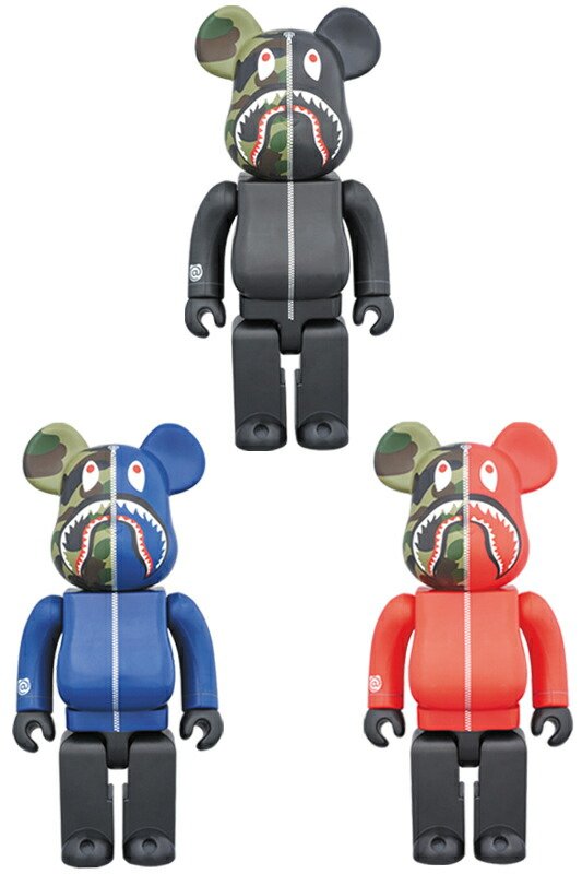 楽天市場】1st CAMO SHARK BE@RBRICK 400％ : MEDICOM TOY TOKYO