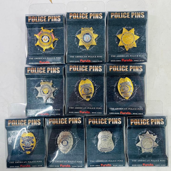 水野晴郎のPOLICE PINS 全20種 水野晴郎のPOLICE PINS 全20種