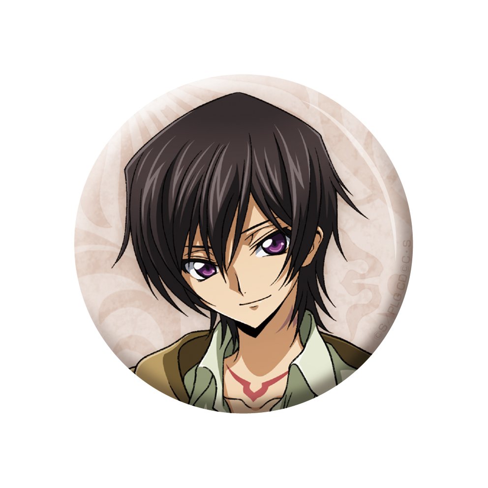 描き下ろし ルルーシュ 缶バッジ [コードギアス 復活のルルーシュ