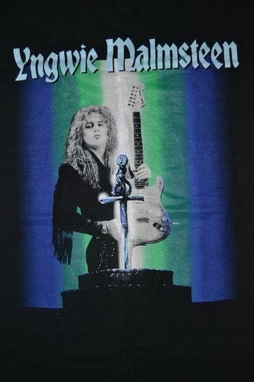 Vintage 1995 YNGWIE MALMSTEEN Magnum Opus Japan Tour T-shirt | Defunkd