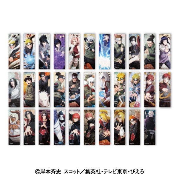 NARUTO-ナルト- 疾風伝 キャラポスミニステッカーコレクション【1BOX