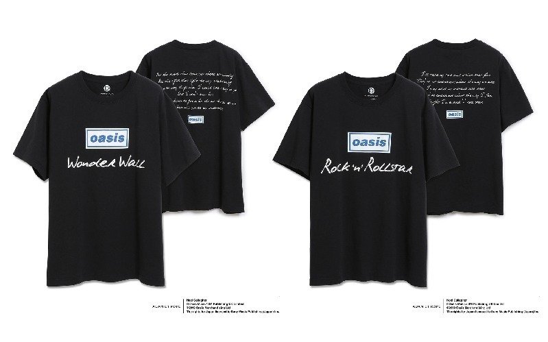 アダム エ ロペ×オアシス別注Tシャツ新作、公式で
