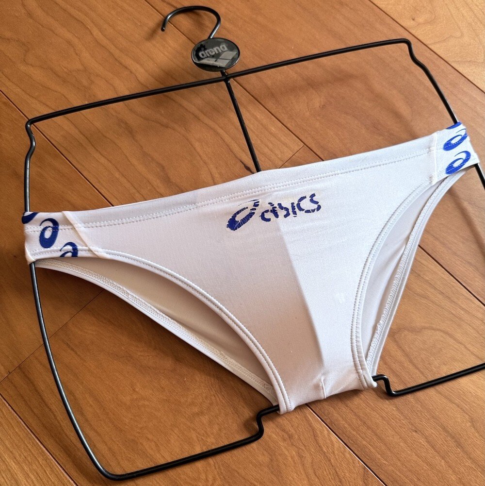 Yahoo!オークション -「白 競泳水着 アシックス」(男性用