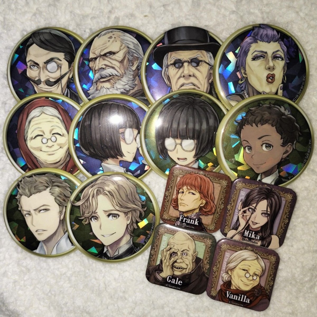 人狼ジャッジメント ダンジョン人狼 缶バッジ ロディ トーマス ローラ