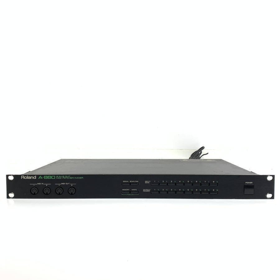 Roland A-880 MIDIパッチャー/ミキサー（パッチベイ） 【公式通販】