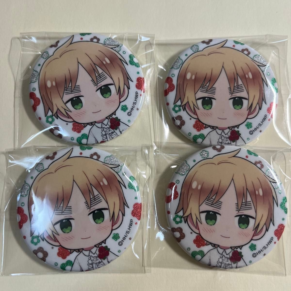 ヘタリア フラワーパレード フラパレ プロイセン 缶バッジ ヘタリア