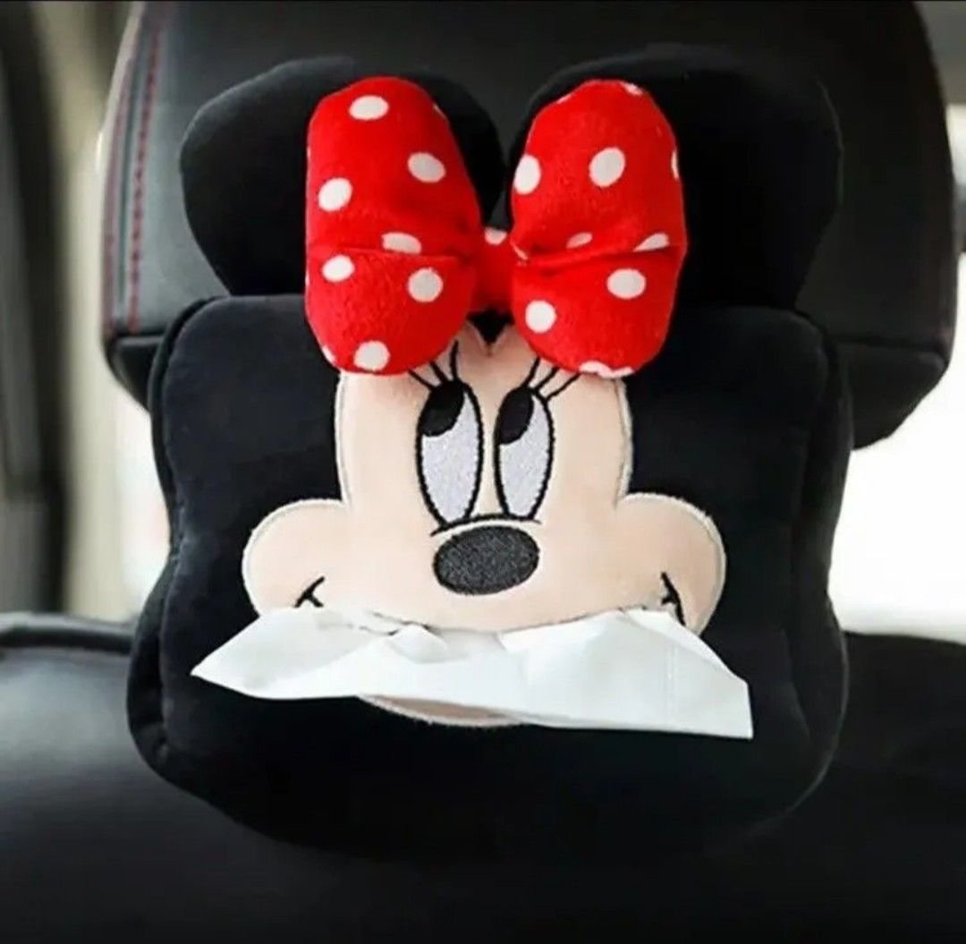 ミニー 車用 ティッシュケース ティッシュカバー ディズニー ミニー