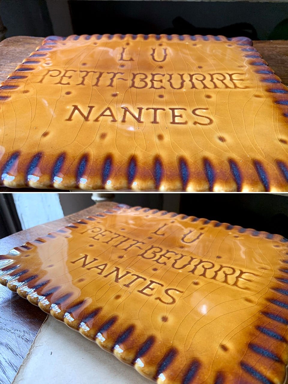 LU ビスケット プレート 陶器 | Brocante de La Cocotte （フランス