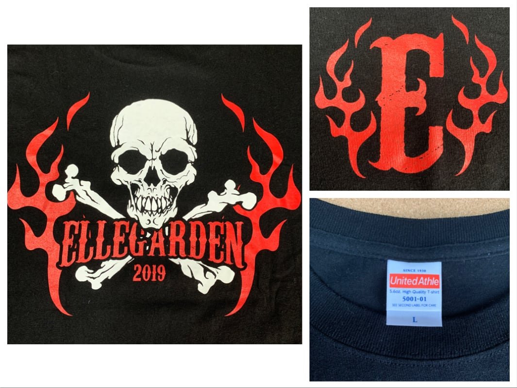 即決 未開封 ELLEGARDEN Skull バスタオル エルレガーデン スカル ドクロ