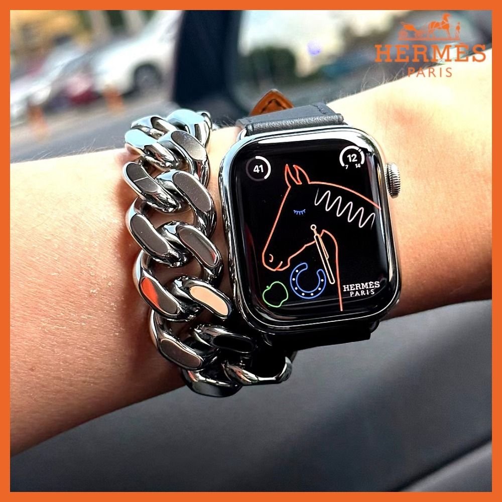 2279 Apple Watch エルメス ブラックドゥブルトゥール 二重 2279 Apple