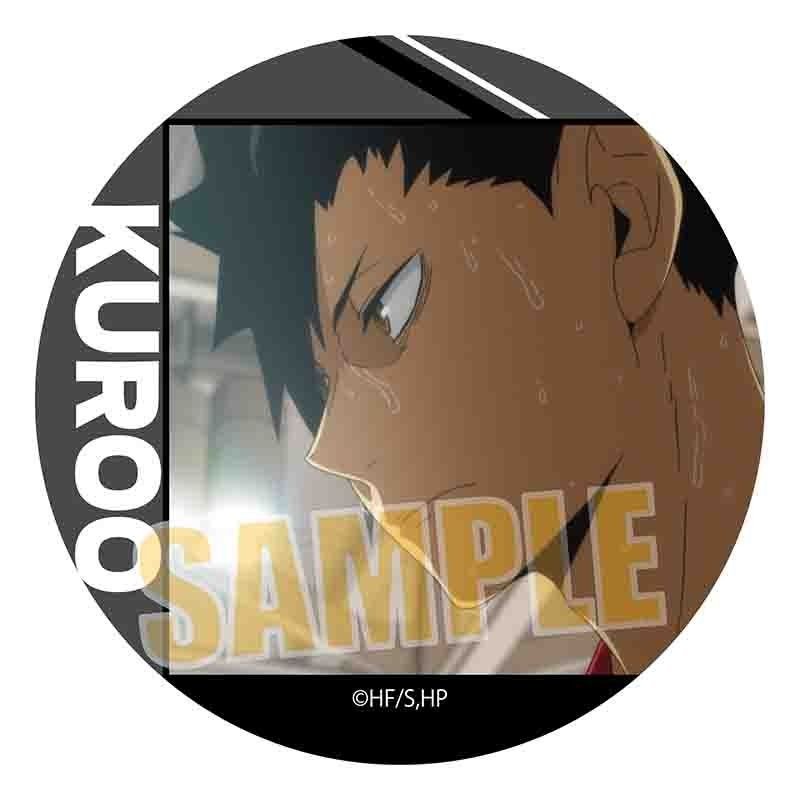 ハイキューナンジャタウン百鬼夜行メタリック缶バッジ黒尾鉄朗