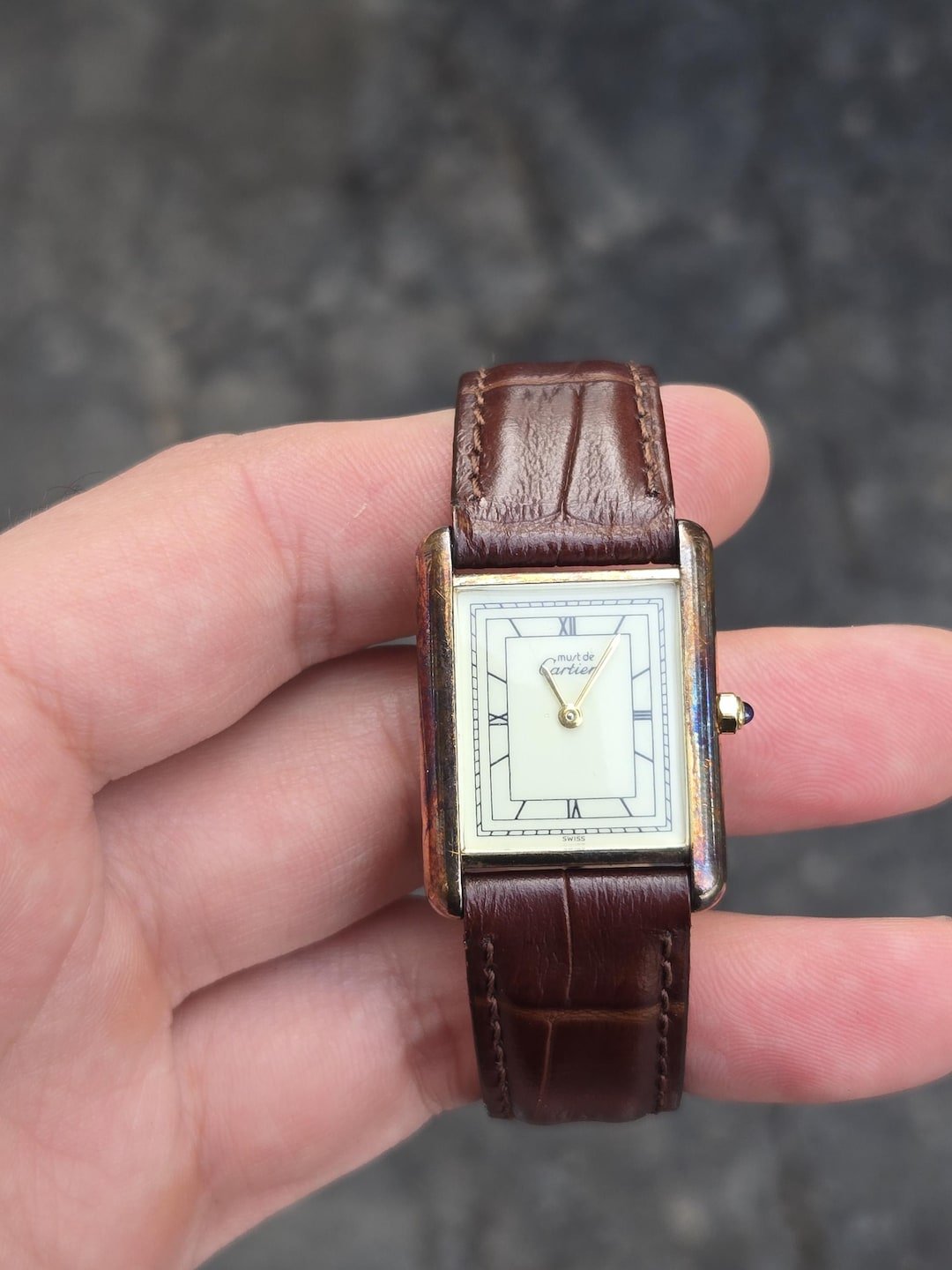 た*か様 Cartier VERMEIL TONK quartz リューズ無し た*か様 Cartier