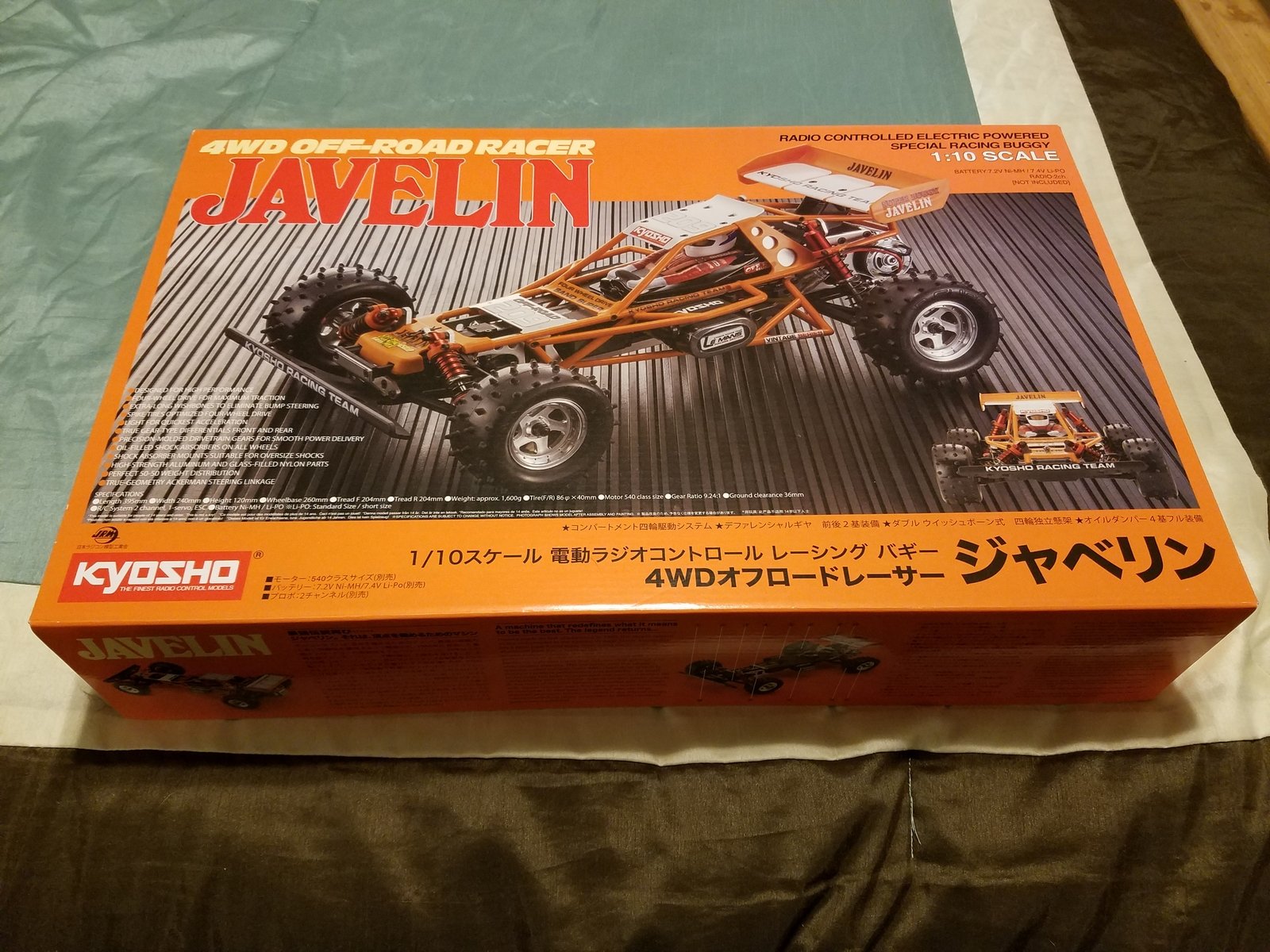 Kyosho Javelin 1/10 4wd Off Road Racer Kit NIB 30618 Hard To Find