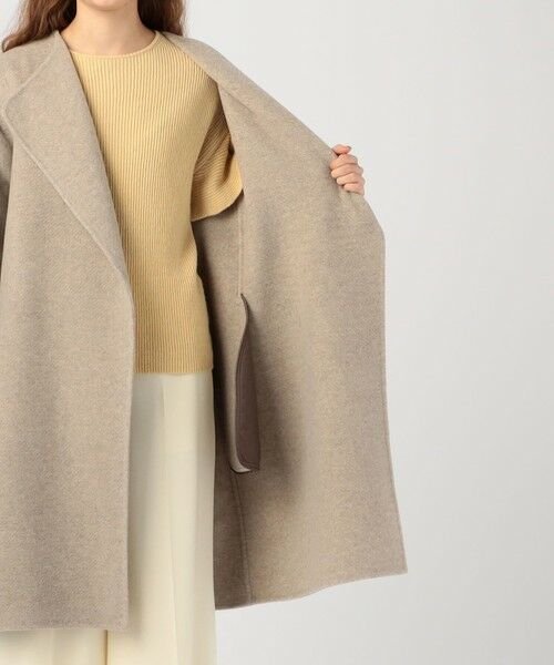 セール】 ウールカシミヤダブルフェイス オーバーサイズドコート