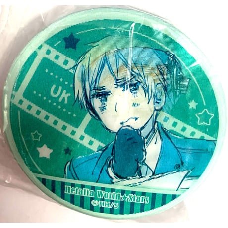 ヘタリア アニメガ限定 チェンジング缶バッジ 日本だらけですよっ! 2個