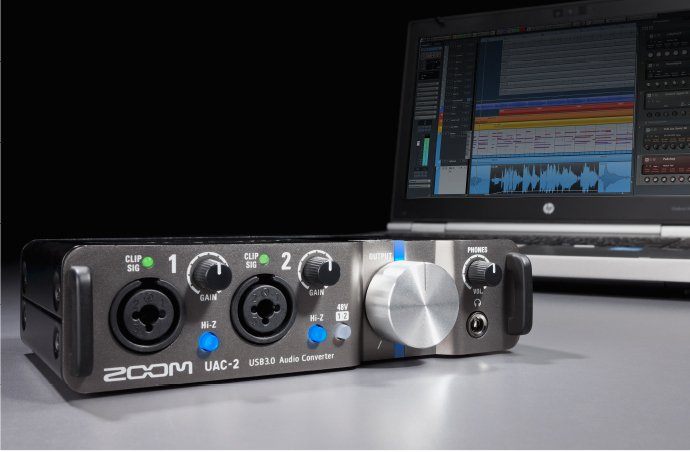 ZOOM UAC-2 | 高速インターフェイスUSB3.0搭載のオーディオ
