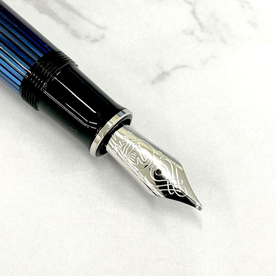 Pelikan（ペリカン） 万年筆 吸入式 スーベレーン M805 ブルー
