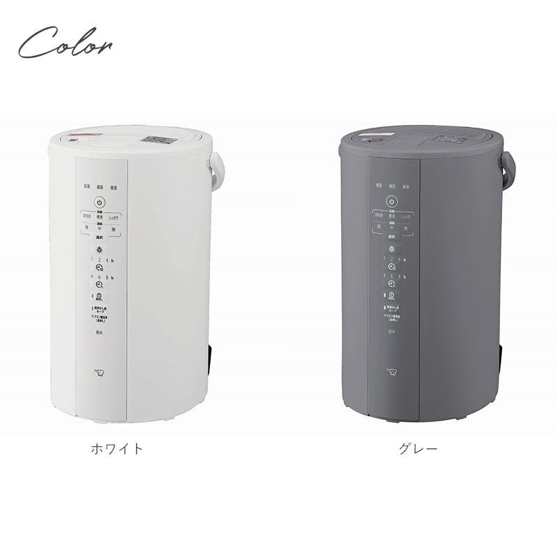 象印 加湿器 ポット型 EE-DF50-HA WA グレー 4L 広口容器 寝室