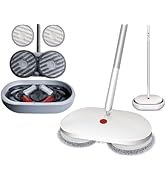 Amazon｜Cleanhome 電動モップ 自動洗浄機能 コードレス 回転モップ