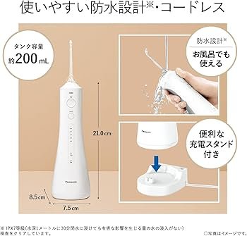 Amazon.co.jp: パナソニック 口腔洗浄器 ジェットウォッシャー ドルツ
