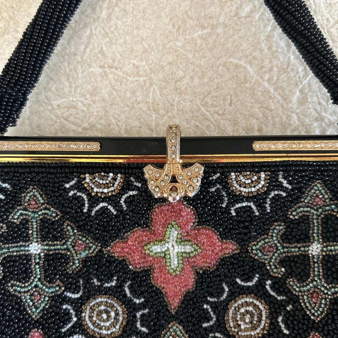 ビーズバッグ　和装　手縫い　ヴィンテージ