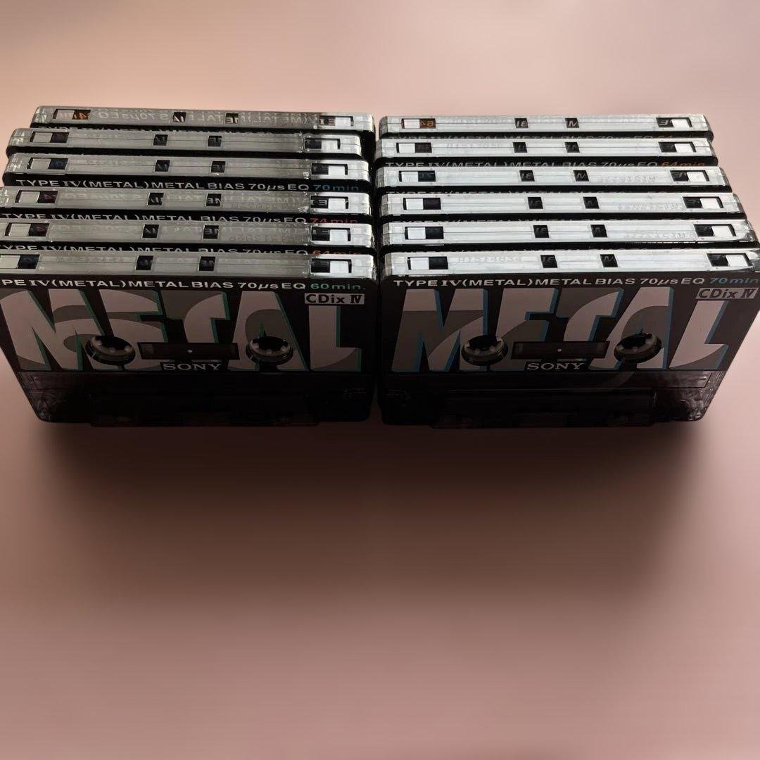 SONY CDix IV メタルポジションカセットテープ 12本セット - メルカリ