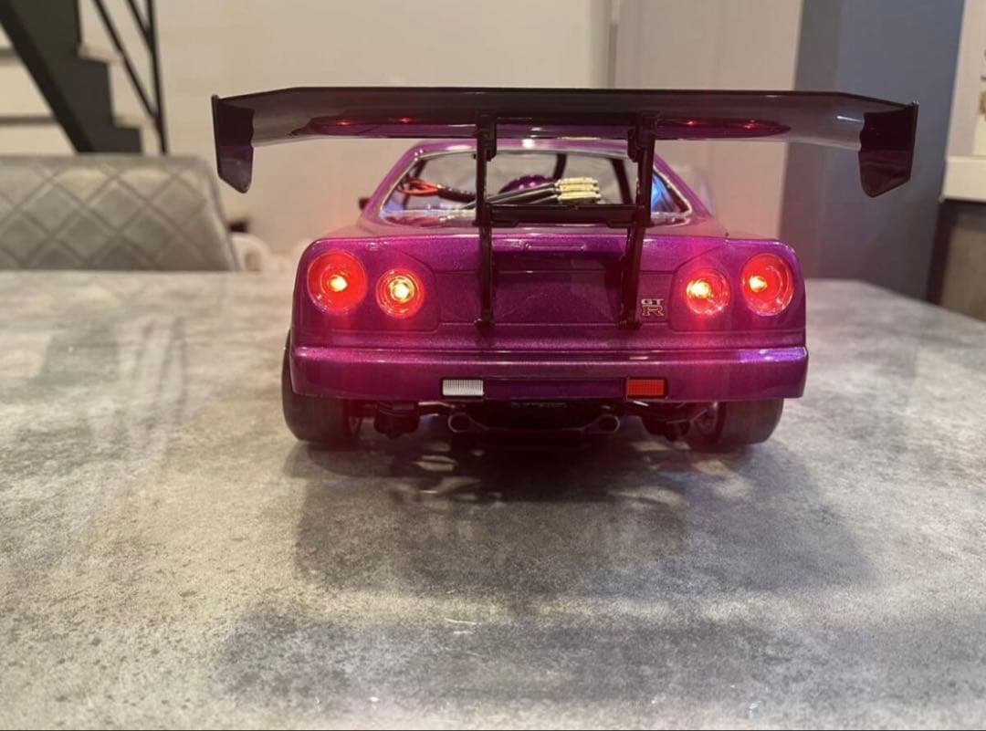 タミヤ ドリフト仕様GTR R34 RCボディ 1/10 ラジコン RC