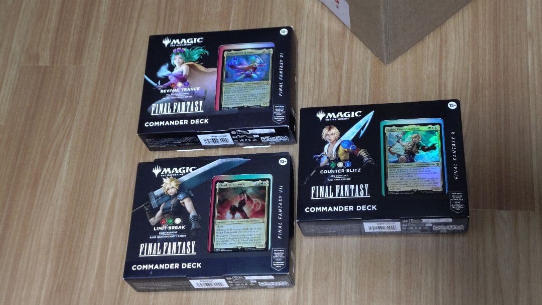 MTG EDH FF x3つセット MTG EDH FF x3つセット MTG EDH FF x3つセット FF MtG 統率者