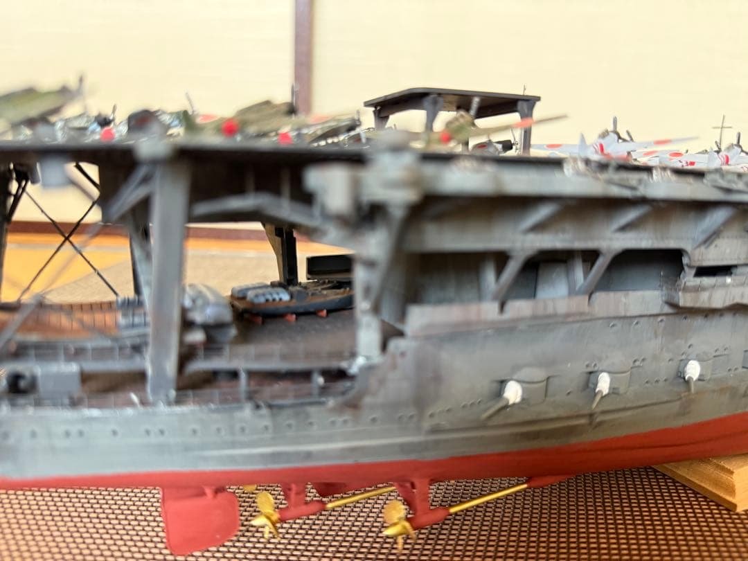 旧 日本海軍 航空母艦 加賀 1/350スケール完成品