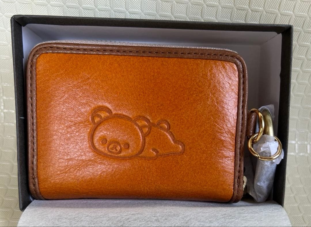 リラックマ☆リラックマストア限定 本革キーケース