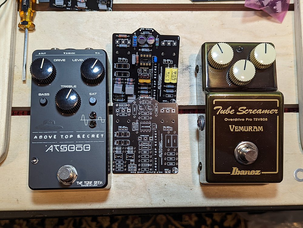 TSV808 クローン（Mod）Vemuram x Ibanez ハンドメイド TSV808